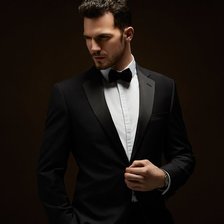 Схема вышивки «Адам Коуи в костюме»