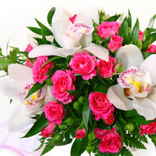 Схема вышивки «Букет любимая»