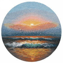 Схема вышивки «восход»