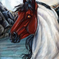 Схема вышивки «Лошадь»