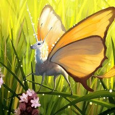 Схема вышивки «Лошадь-бабочка»