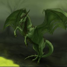 Схема вышивки «Лошадь-дракон»