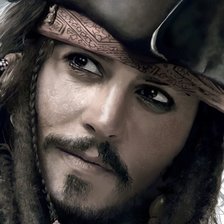 Схема вышивки «Джек Воробей»