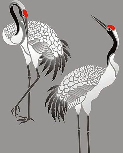 Журавли - япония, журавли, птицы - оригинал