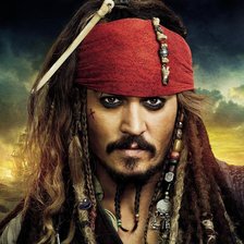 Схема вышивки «Джек Воробей»