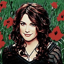 Схема вышивки «Daniela Ackles»