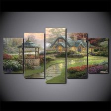 Схема вышивки «Уютный дворик»