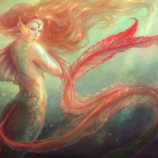 Схема вышивки «Русалка»