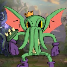 Схема вышивки «Ктулху»