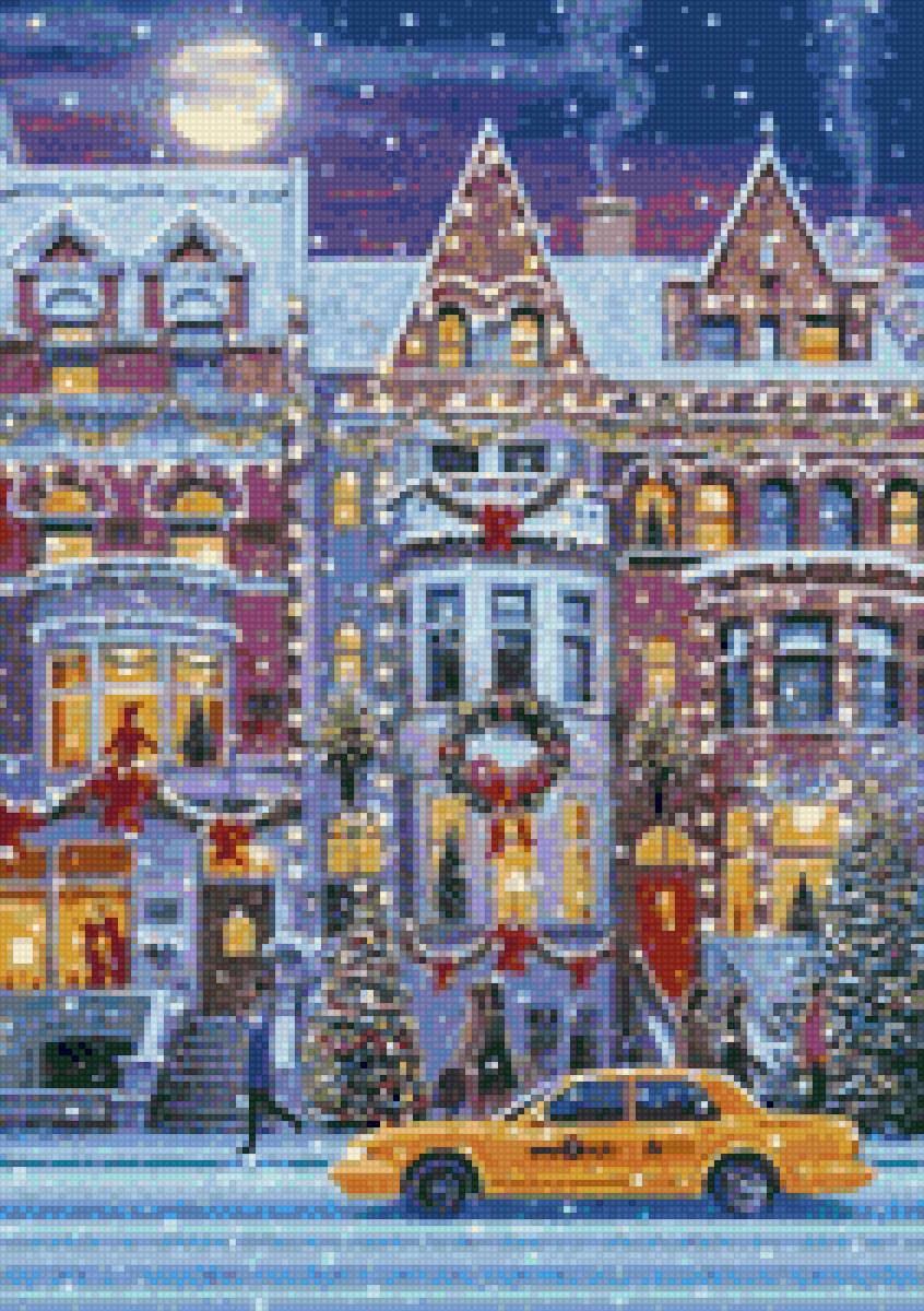 Christmas street - предпросмотр