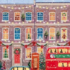 Схема вышивки «Snow street»