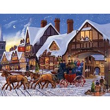 Схема вышивки «Snow»