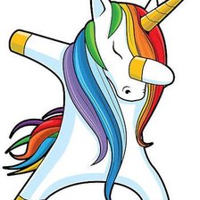 Схема вышивки «Единорог»