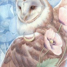 Схема вышивки «сова»