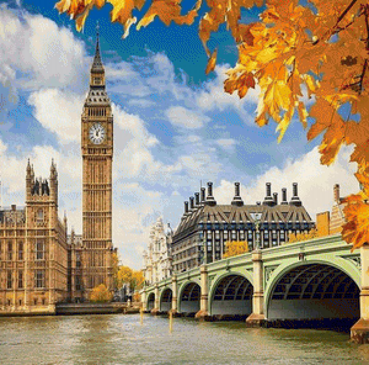 Лондон осенью - лондон - предпросмотр