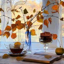 Схема вышивки «осенний натюрморт»