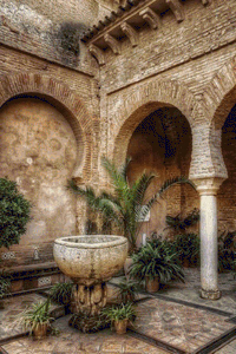 дворик с аркой - дворик - предпросмотр