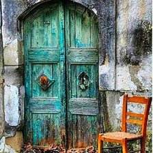 Схема вышивки «Дверь»