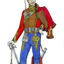 Схема вышивки «Гусар»