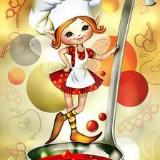 Схема вышивки «Фея кулинарии»