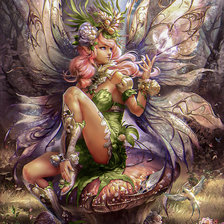 Схема вышивки «Лесная фея II»