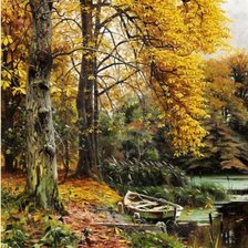 Схема вышивки «Пейзаж»