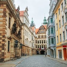 Схема вышивки «Пражская улочка»