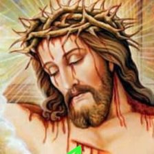 Схема вышивки «Иисус Христос с венцом.»