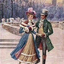 Схема вышивки «На катке»