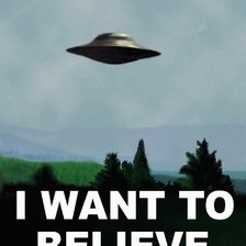 Схема вышивки «I want to believe»