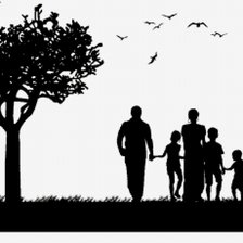 Схема вышивки «Семья»