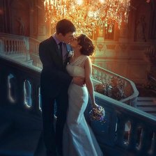 Схема вышивки «Поцелуй»