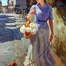 Схема вышивки «прогулка»