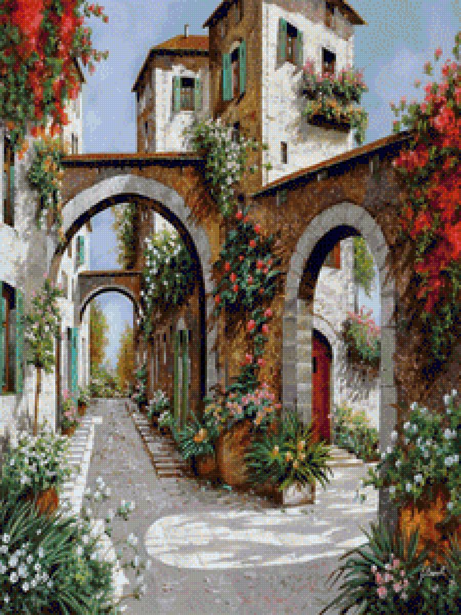 улочка с арками - улица - предпросмотр