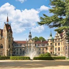 Схема вышивки «Замок в Польше»