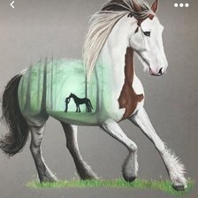 Схема вышивки «Лошадь»