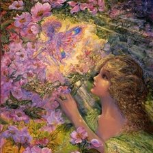 Схема вышивки «Художница Жозефина Уолл картины»