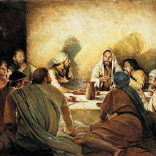 Схема вышивки «Santa Cena»