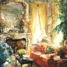 Схема вышивки «Интерьер»