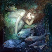 Схема вышивки «Русалочка»