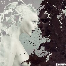 Черный и белый шоколад