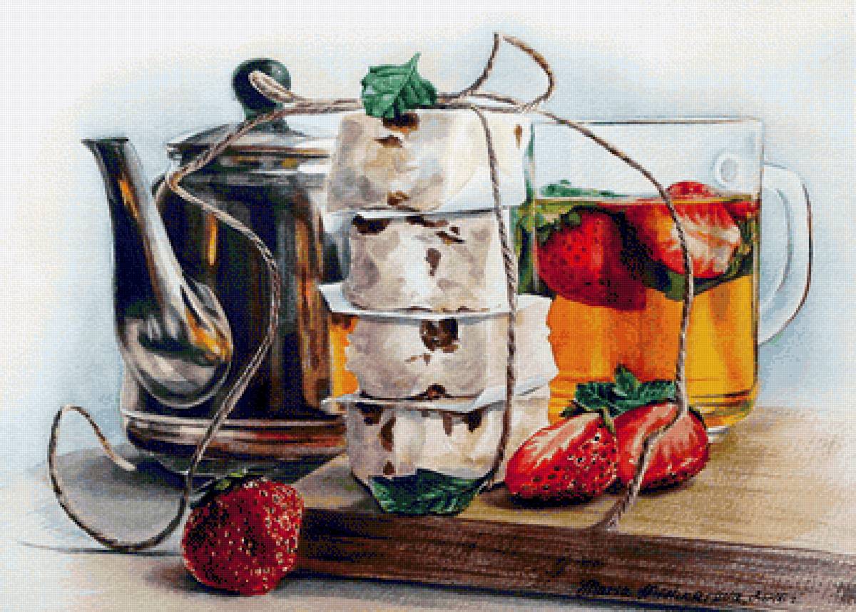 МАРИЯ МИШКАРЕВА. ПАСТИЛА - еда, натюрморт - предпросмотр