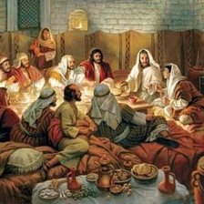 Схема вышивки «Última cena Cristo»