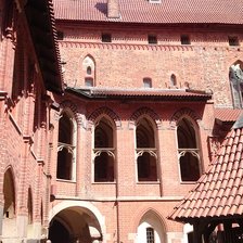 Схема вышивки «Замок в Мальборге,Польша»