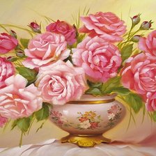 Схема вышивки «Boque de rosas.»