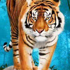 Схема вышивки «Тигр»