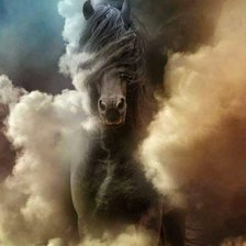 Схема вышивки «Конь»