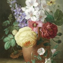 Схема вышивки «цветы»