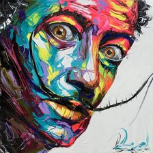 Схема вышивки «Сальвадор Дали»