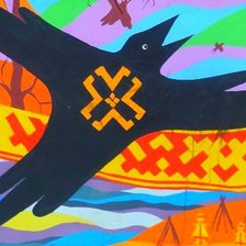 Схема вышивки «Вороний день»